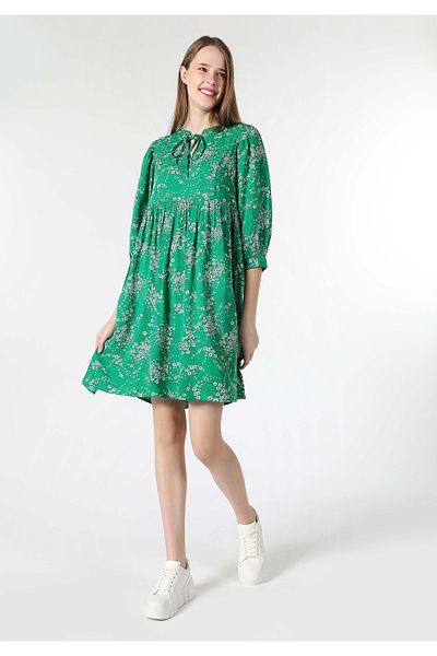 Colin's Regular Fit Women's Green Dress