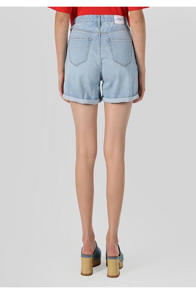 Colin's High Waist Regular Fit Black Women's Shorts