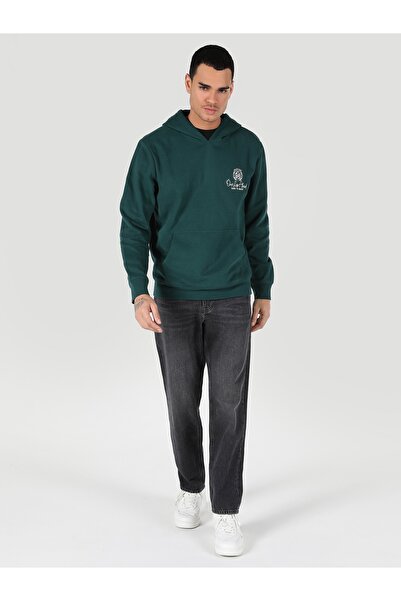 Colin's Regular Fit Erkek Yeşil Sweatshirt