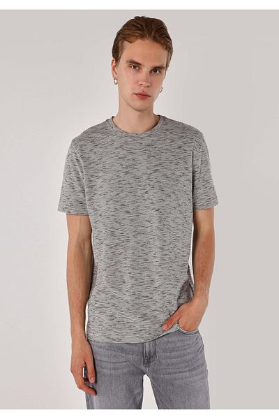 Colin's Anthracite Men's Short Sleeve T-Shirt - Crew Neck, Regular Fit