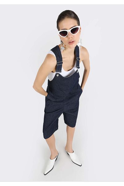 Colin's Regular Fit High Waist Straight Women's Blue Jean Shorts