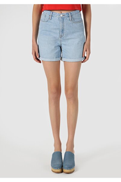 Colin's Regular Fit Yüksek Bel Siyah Kadın Şort