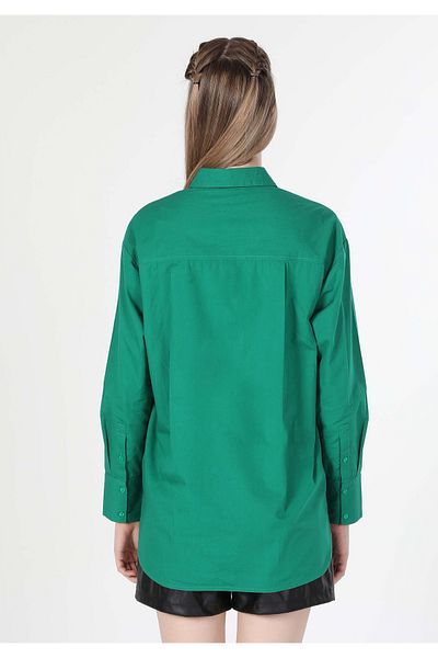 Colin's Cămașă verde pentru femei Regular Fit - mânecă lungă Cl 1060141