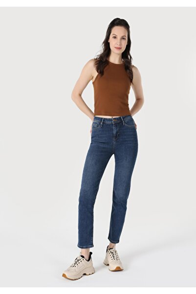 Colin's Slim Fit Orta Bel Düz Paça Kadın Denim Jean Pantolon