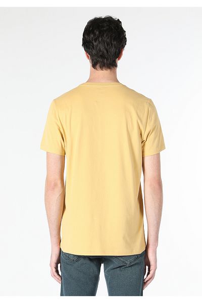 Colin's Regular Fit Crew Neck Basic Yellow Men's Short Sleeve T-Shirt Cl 1058592