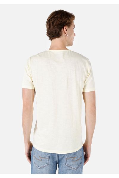Colin's Regular Fit Crew Neck Basic Yellow Men's Short Sleeve T-Shirt Cl 1058580