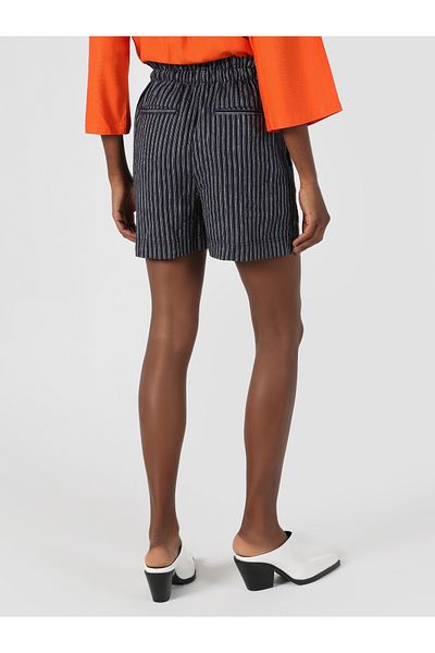 Colin's Regular Fit High Waist Women's Navy Blue Shorts
