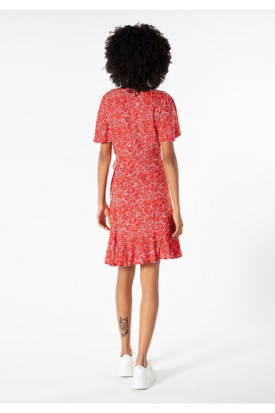 Colin's Slim Fit Women's Red Dress