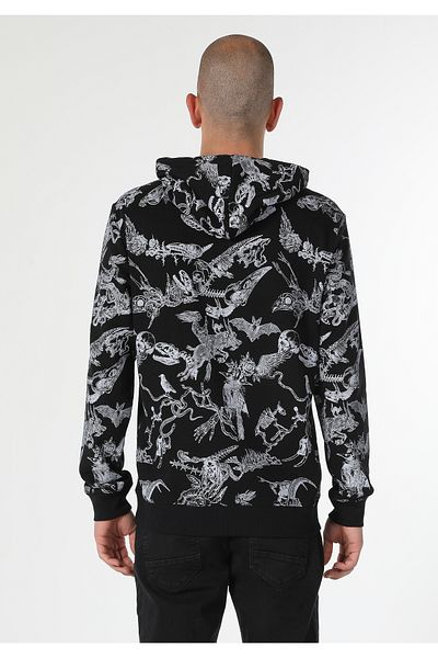 Colin's Regular Fit Men's Black Sweatshirt