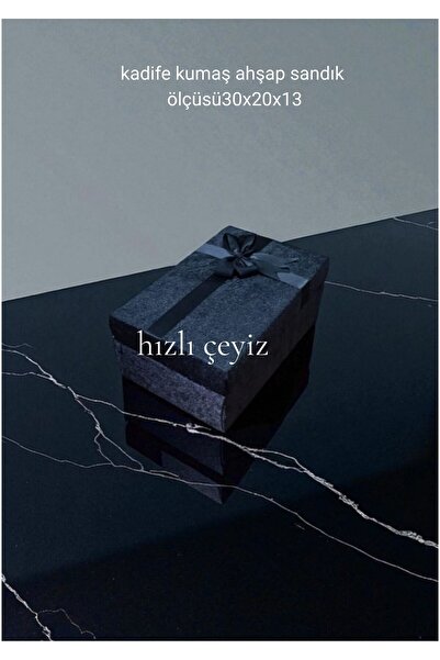 rose bride Damat Sandığı (küçük) Siyah