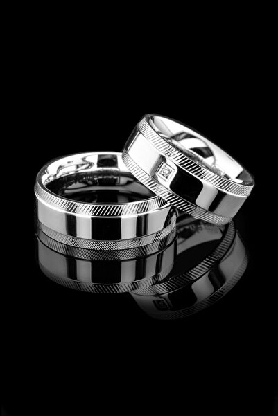 Kaya The Third Love Me Marka 8mm 1.kalite Beyaz Renk Asla Kararmaz Çelik Alya...