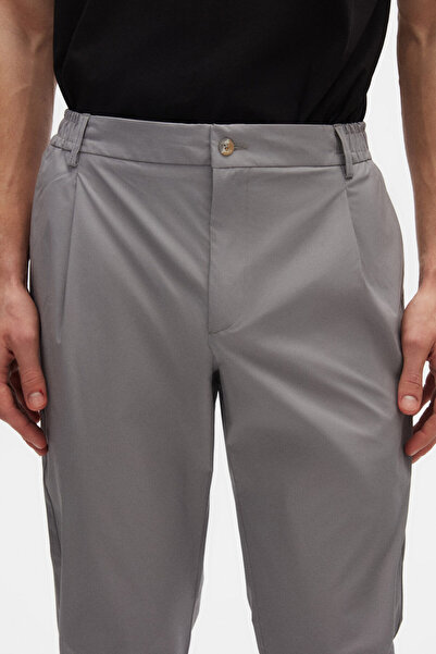 Twn Relaxed Fit Gri İnce Ve Hafif Rpt Jogger Pantolon