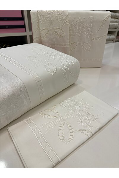 incisecrethome White Business Bedspread and Duvet Cover Set 7 Pieces