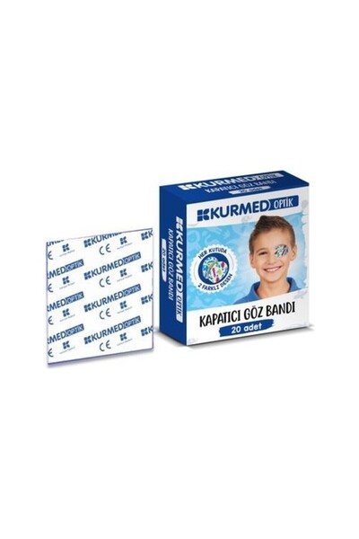 Kurmed Pad optic pentru ochi pentru copii, băieți, 20 buc