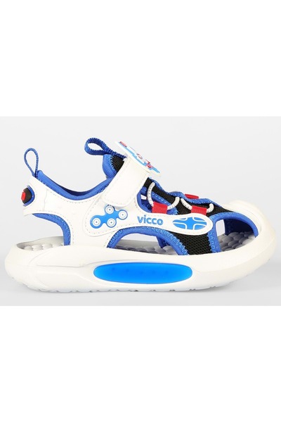 Vicco Rocket First Step Baby Orthopedic Lighted Children's Sports Sandals Blue