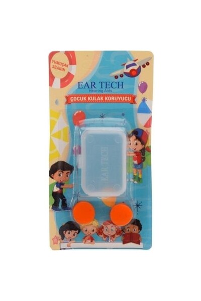 Ear Tech Kulak Tıkacı Sılıkon Cocuk 2 Lı