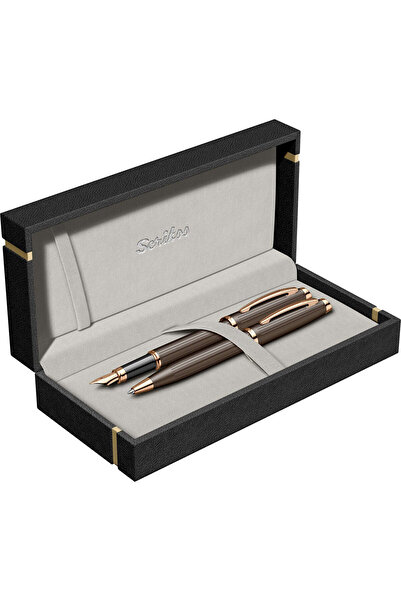 Scrikss WizDesign 39 DOLMAKALEM + TÜKENMEZKALEM SET ROSE GOLD (ÖMÜR BOYU GARANTİLİ-LÜKS KUTULU-KİŞİYE ÖZEL)