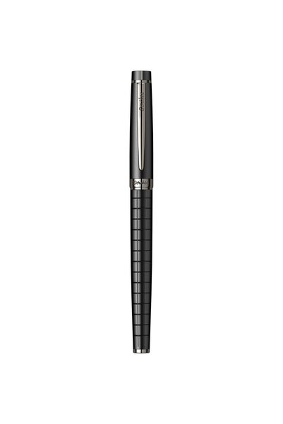 Scrikss WizDesign 38 DOLMA KALEM MAT SİYAH F UÇ ÖMÜR BOYU GARANTİLİ / LÜKS KUTULU / İSME ÖZEL TASARIM