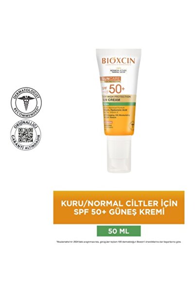 Bioxcin Sun Care Güneş Krem Renkli Yüksek Korumalı Yağlı Ciltler İçin Spf50+ 50 Ml