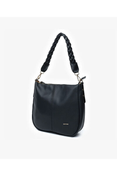 Greyder Kadın Siyah Omuz Çantası 5Y2CN51920