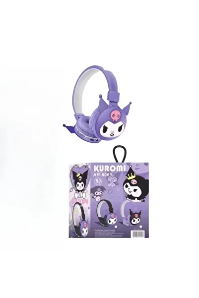 Choice Sanrio Bluetooth Headphone Hello Kitty Wireless Headsets Cartoon Mic Foldable Lightweight Earphon.