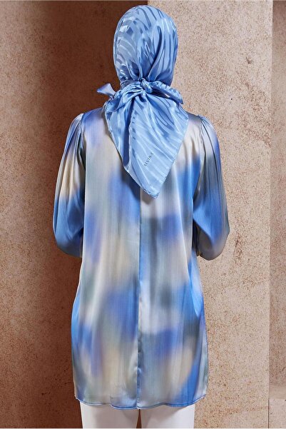 Alvina ALVİNA 8454 Модель Шарф з жакардовим візерунком «Зебра»