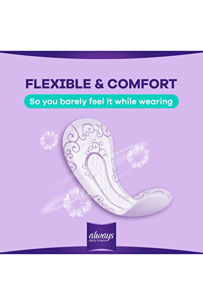 Always Daily Liners Comfort Protect Normal Unscented – 20pcs | 15.5cm Length