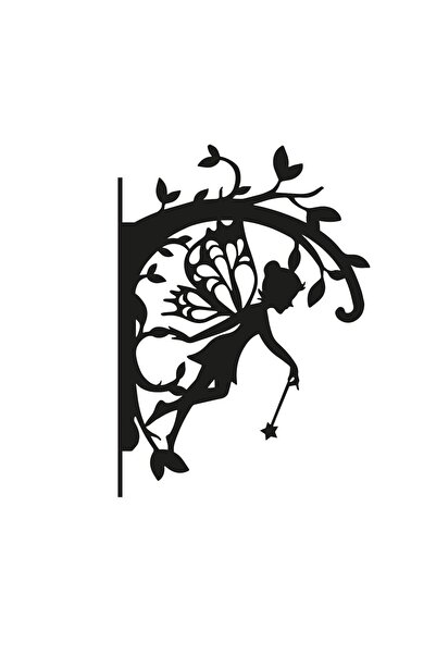 Vennico Peri Figürlü Metal Çiçeklik Askı Demiri