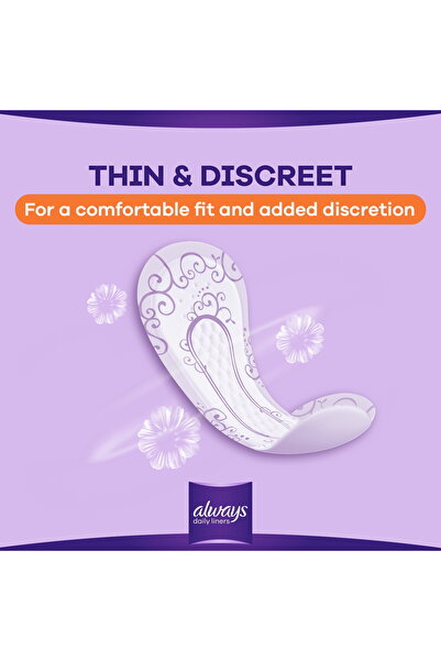 Always Daily Liners Comfort Protect Normal Unscented – 20 pcs (150mm Length)