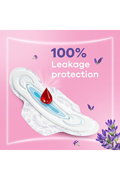 Always Skin Love Lavender Freshness Thick & Large Pads, 10pcs – Full Comfort