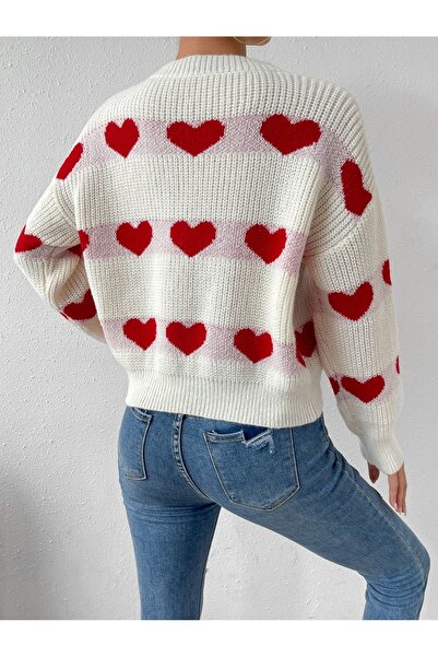 DEHA textile Knitwear heart sweater
