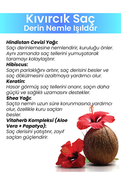 ASHLEY JOY Bukle Belirginleştirici Kıvırcık ve Dalgalı Saçlara Özel Bakım Şampuan 400 ML