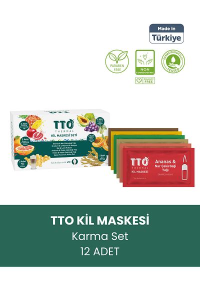 TTO Thermal Clay Mask Mixed Box