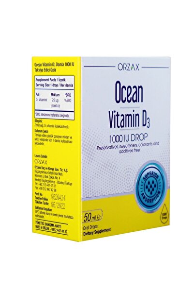 Ocean Vitamin D3 - 1000 Iu Drops 50 Ml