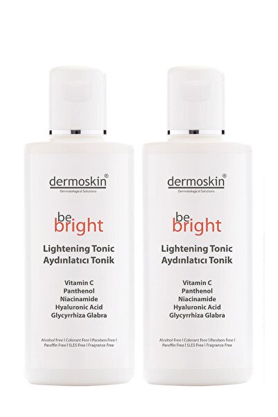 Dermoskin Be Bright Cilt Beyazlatıcı Aydınlatıcı Tonik 200ml 2'li Avantaj Paket