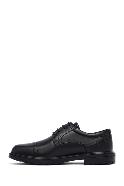 Derimod Men's Black Lace-Up Leather Casual Shoes 25Wfd710418