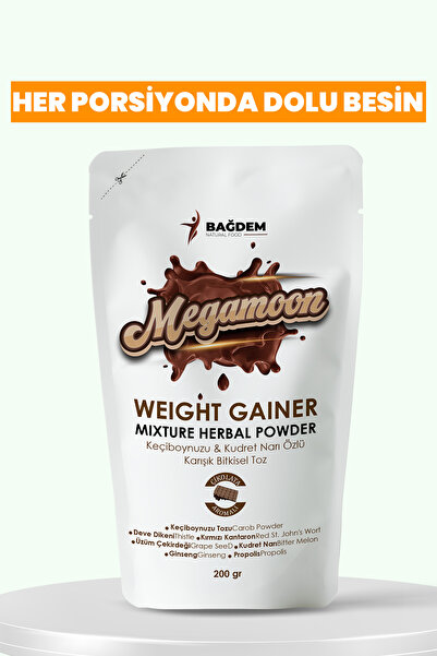 BAĞDEM MEGAMOON KİLO ALDIRCI BİTKİSEL TOZ 200 GR