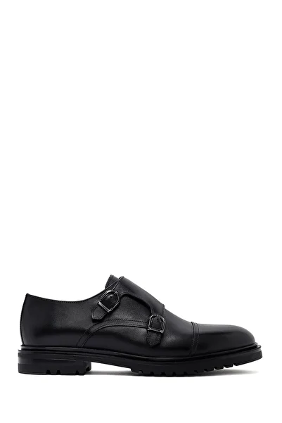 Derimod Men's Black Leather Classic Shoes 25Wfd621718