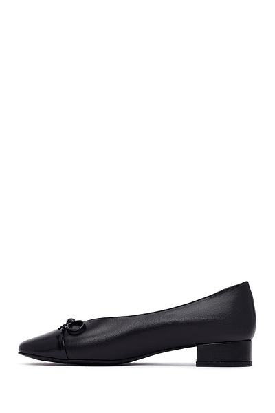 Derimod Women's Black Short Heeled Leather Loafer 25Afd161914