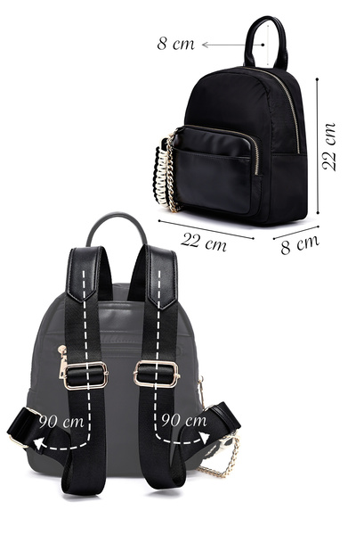 Derimod Women's Black Backpack 25Sbd25536F