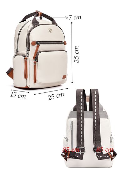 Derimod Women's Cream Backpack 25Sbd255118