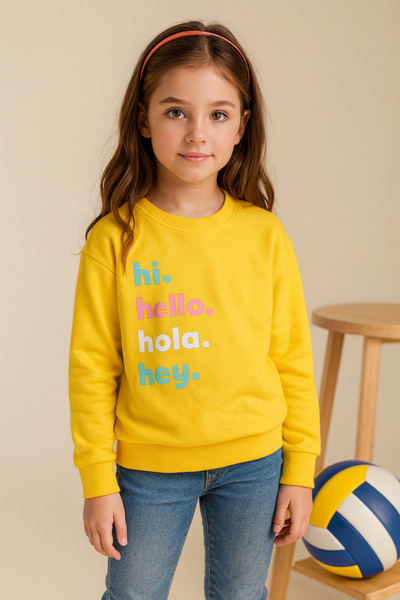 KMK Hanorac pentru fete de calitate cu 2 fire (SE RECOMANDĂ MĂRIMEA 1 MĂRIME ...