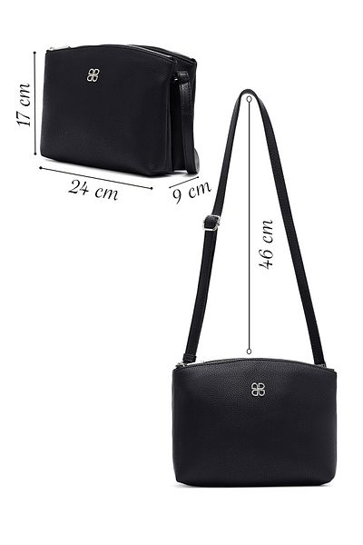 Derimod Women's Black Classic Crossbody Bag 25Sbd2021Ft