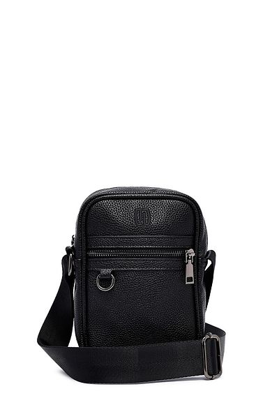 Derimod Men's Black Messenger Bag 25Sbd3007Ft