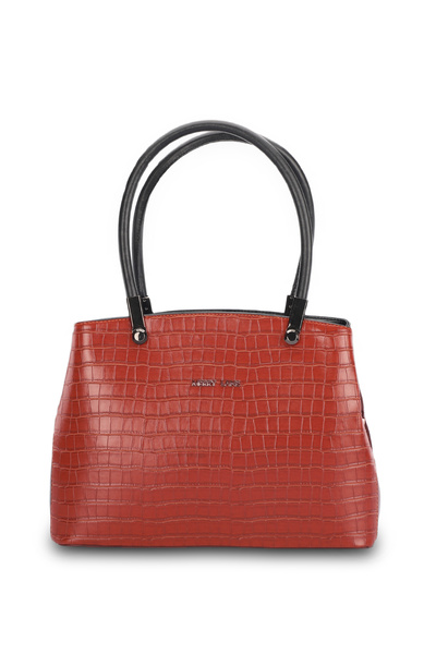merry lane ROMA KROKO Дамска червена чанта