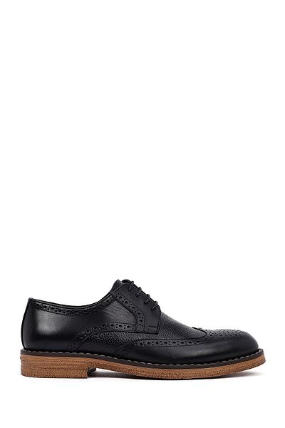 Derimod Men's Black Lace-Up Leather Casual Shoes 25Wfd603814