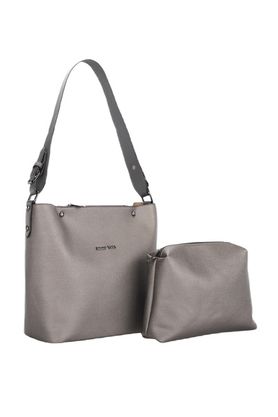 merry lane PALERMO NATUREL Жіноча платинова сумка через плече