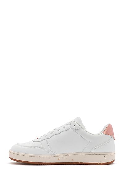 Derimod Acbc X Derimod Women White Lace-Up Sneaker 25Sfd435314
