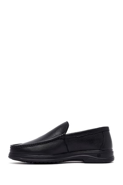Derimod Men's Black Leather Comfort Loafer 25Sfd6763Ft