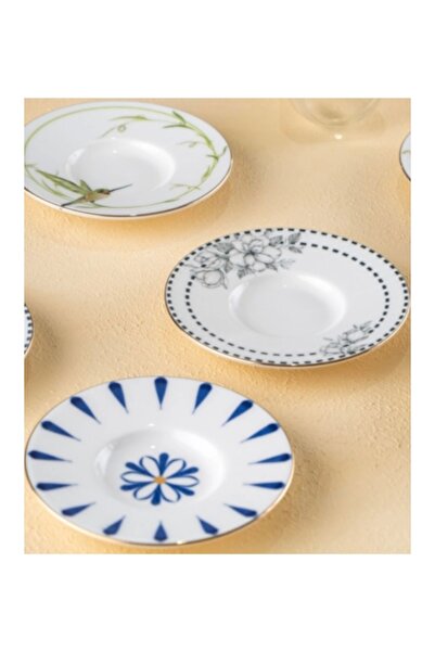 ACAR XTL5594 Dolly Porselen Çay Tabağı 6 Lı